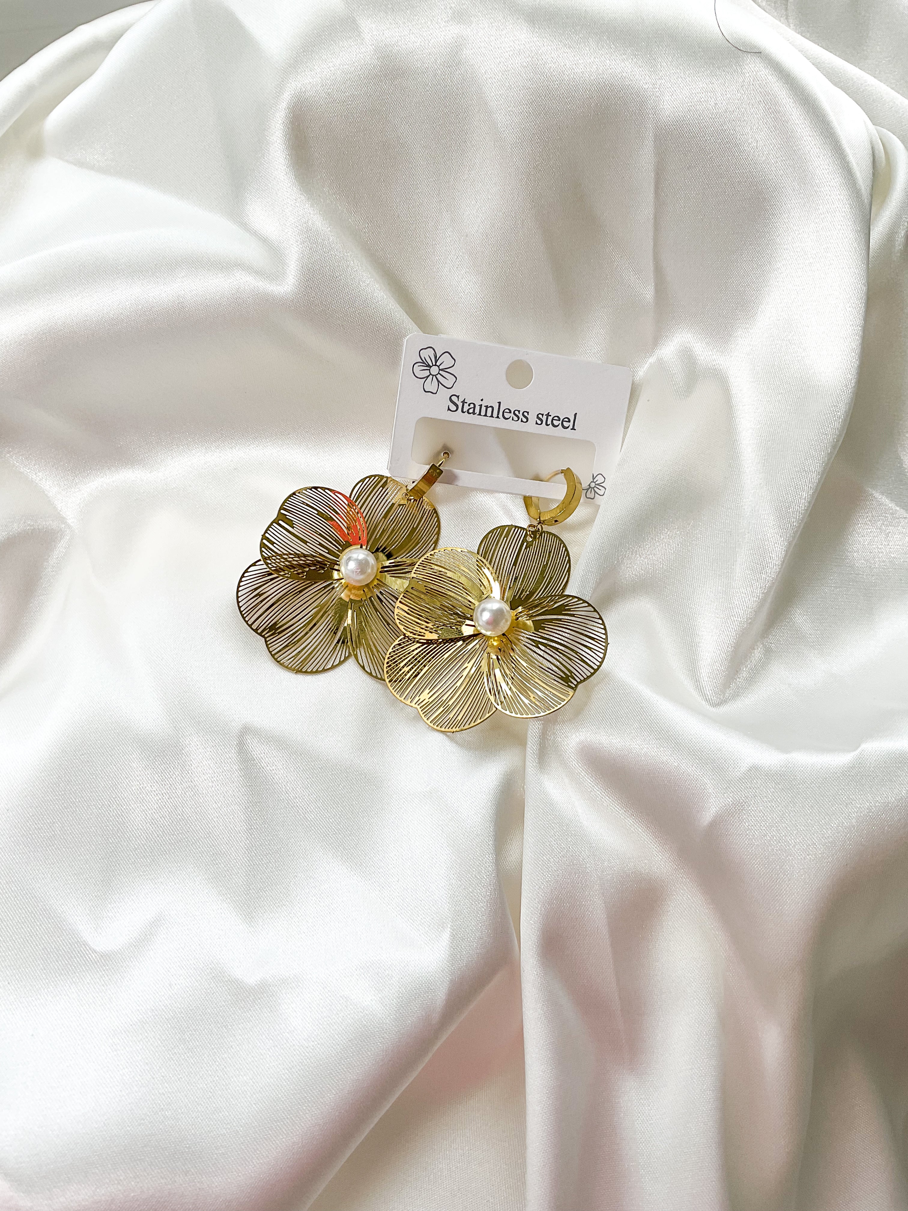 fleur de perle d'or