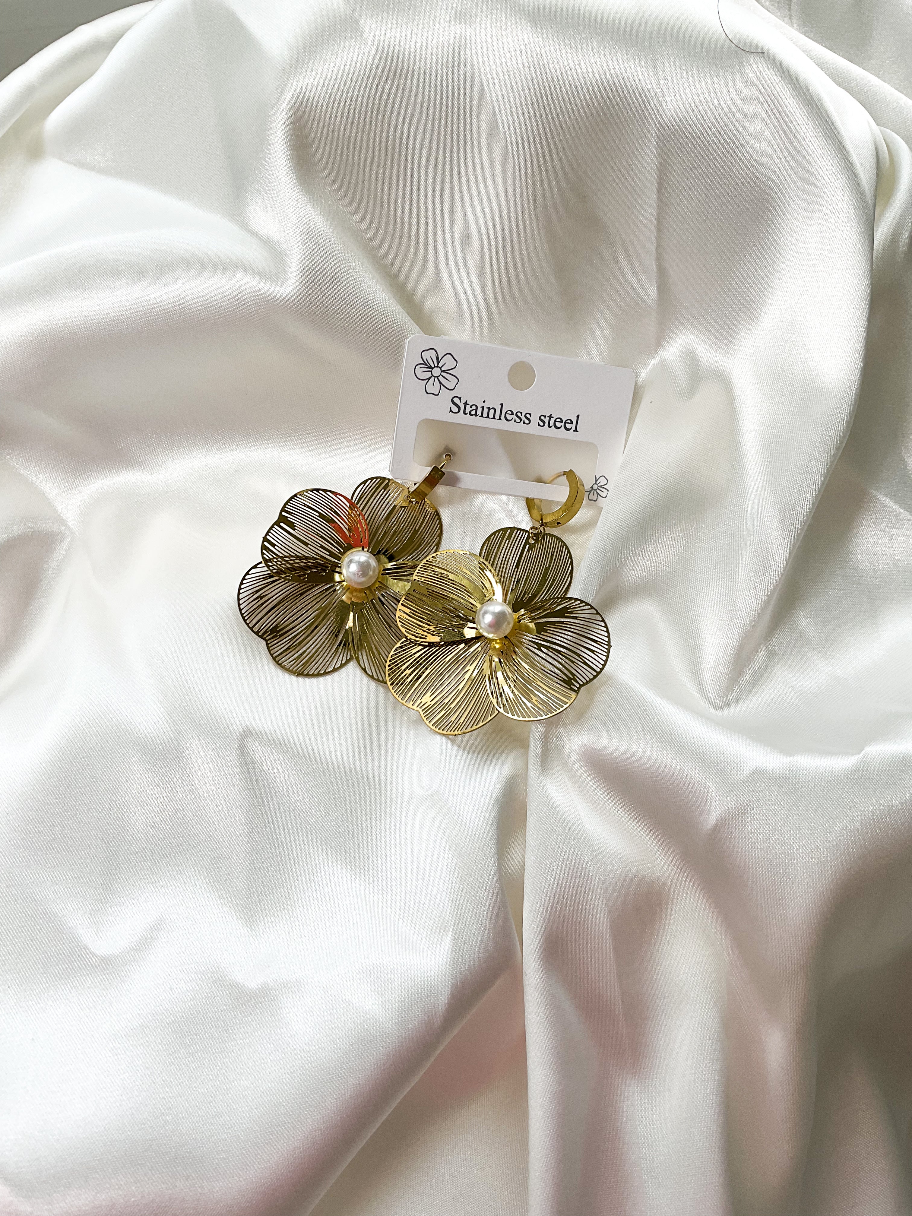 fleur de perle d'or
