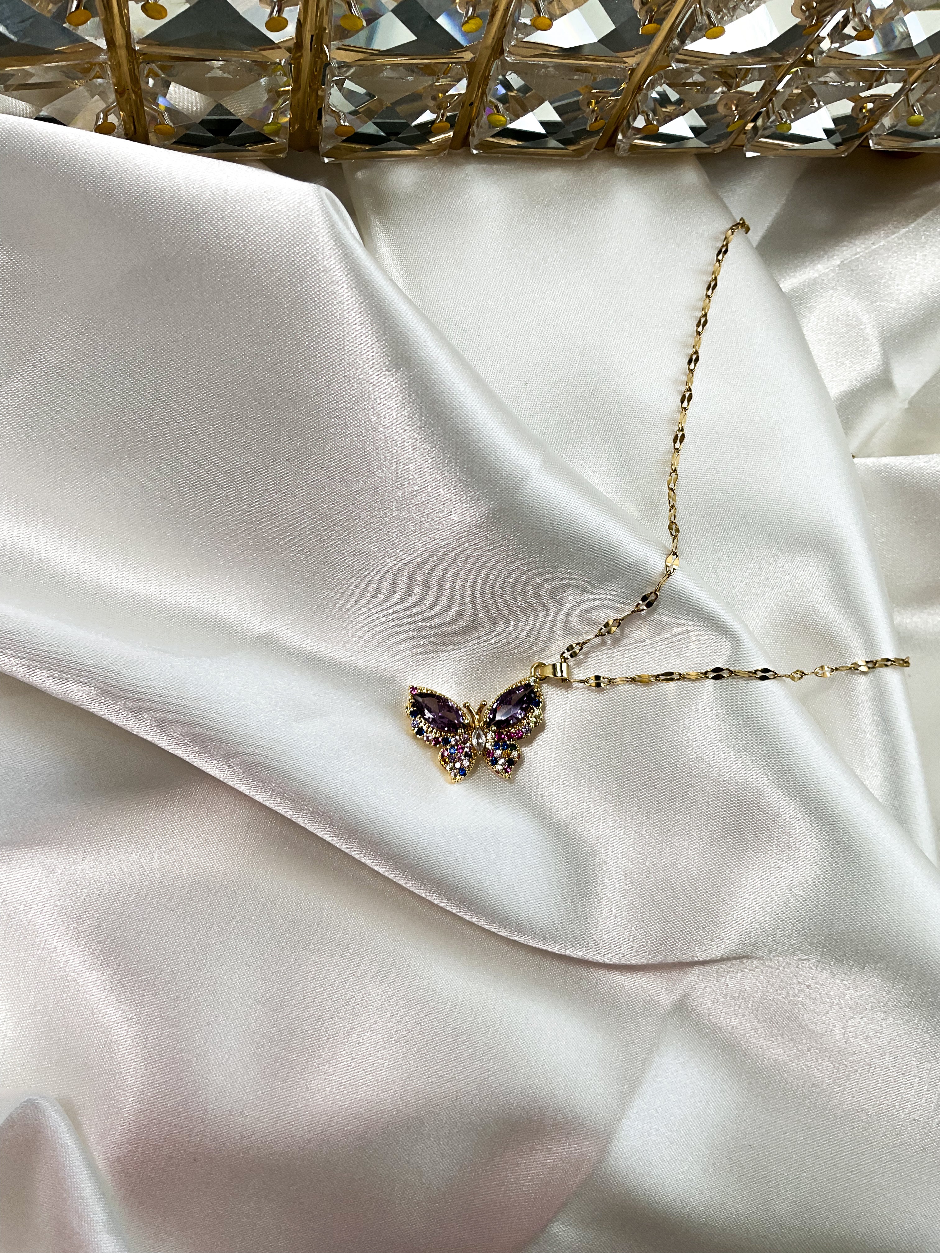 collier papillon