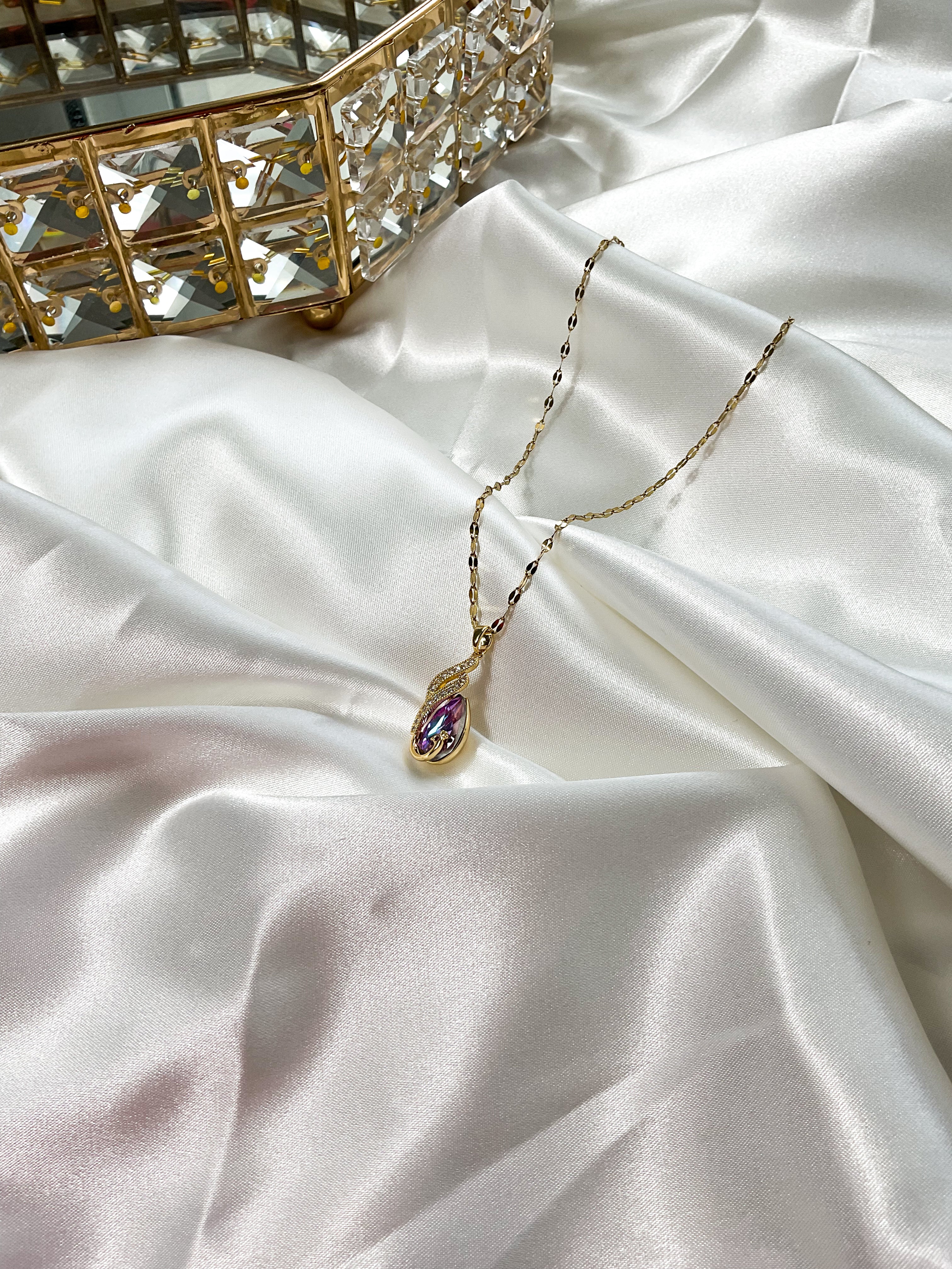 Collier en cristal